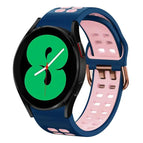 For Samsung Galaxy Watch 4 44mm / Midnight Blue+Pink