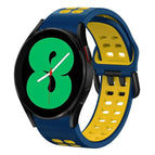 For Samsung Galaxy Watch 4 44mm / Midnight Blue+Yellow