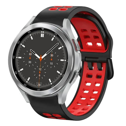20mm Silicone Two-Tone Breathable Band Samsung Watch4 46mm