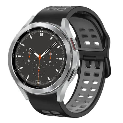 20mm Silicone Two-Tone Breathable Band Samsung Watch4 46mm