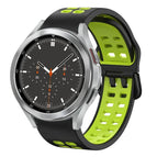 For Samsung Galaxy Watch 4 Classic 46mm / Black+Green