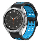 For Samsung Galaxy Watch 4 Classic 46mm / Black+Blue