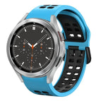 For Samsung Galaxy Watch 4 Classic 46mm / Skyblue+Black
