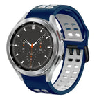 For Samsung Galaxy Watch 4 Classic 46mm / Midnight Blue+White