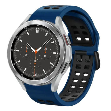 20mm Silicone Two-Tone Breathable Band Samsung Watch4 46mm