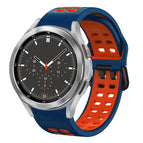 For Samsung Galaxy Watch 4 Classic 46mm / Midnight Blue+Red
