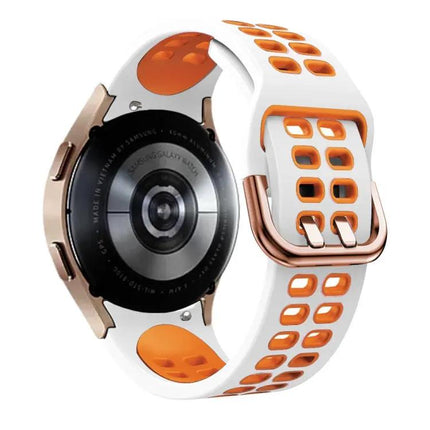 20mm Two-Color Silicone Watch Band For Galaxy Watch 42mm