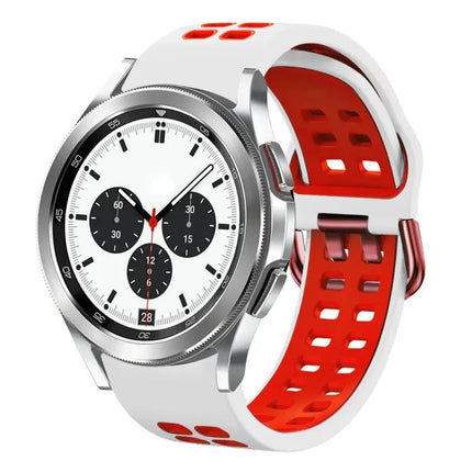 20mm Two-Color Silicone Watch Band For Galaxy Watch 42mm
