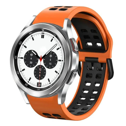 20mm Two-Color Silicone Watch Band For Galaxy Watch 42mm