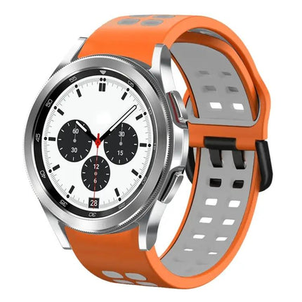 20mm Two-Color Silicone Watch Band For Galaxy Watch 42mm