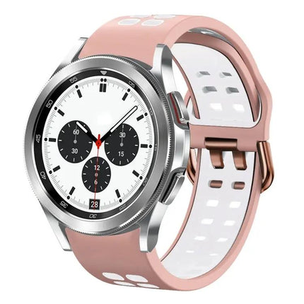 20mm Two-Color Silicone Watch Band For Galaxy Watch 42mm