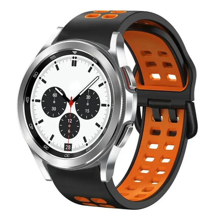 20mm Two-Color Silicone Watch Band For Galaxy Watch 42mm