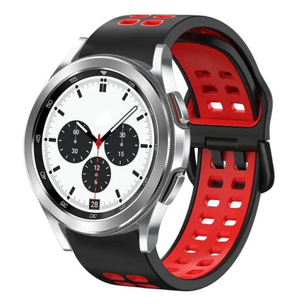 20mm Two-Color Silicone Watch Band For Galaxy Watch 42mm