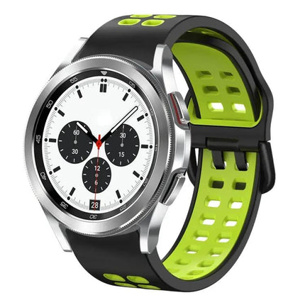 20mm Two-Color Silicone Watch Band For Galaxy Watch 42mm