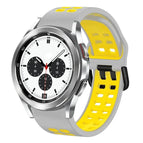 For Samsung Galaxy Watch 4 Classic 42mm / Grey+Yellow