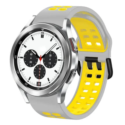 20mm Two-Color Silicone Watch Band For Galaxy Watch 42mm