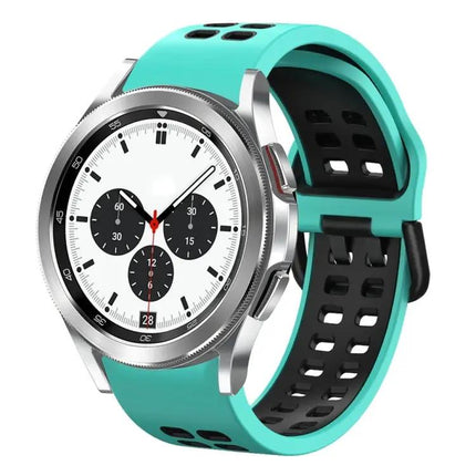 20mm Two-Color Silicone Watch Band For Galaxy Watch 42mm