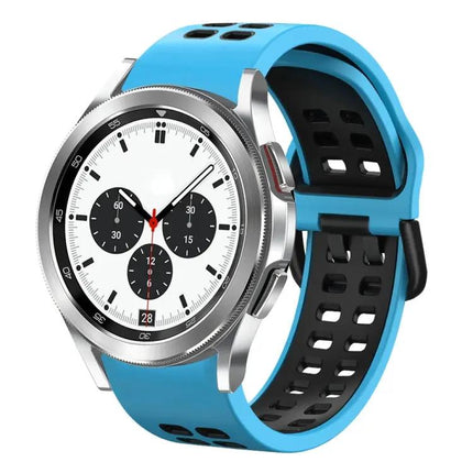 20mm Two-Color Silicone Watch Band For Galaxy Watch 42mm