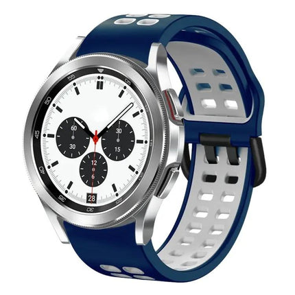 20mm Two-Color Silicone Watch Band For Galaxy Watch 42mm