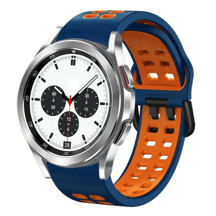 20mm Two-Color Silicone Watch Band For Galaxy Watch 42mm