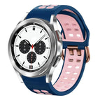 For Samsung Galaxy Watch 4 Classic 42mm / Midnight Blue+Pink