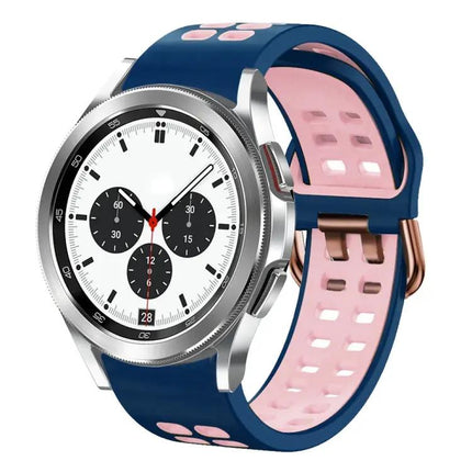 20mm Two-Color Silicone Watch Band For Galaxy Watch 42mm