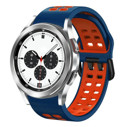 20mm Two-Color Silicone Watch Band For Galaxy Watch 42mm
