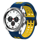 For Samsung Galaxy Watch 4 Classic 42mm / Midnight Blue+Yellow