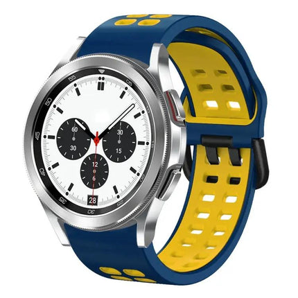 20mm Two-Color Silicone Watch Band For Galaxy Watch 42mm