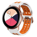 For Galaxy Watch Active 2 / White+Orange