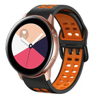 For Galaxy Watch Active 2 / Black+Orange
