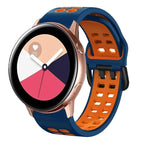 For Galaxy Watch Active 2 / Midnight Blue+Orange