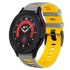 For Samsung Galaxy Watch 5  40mm / Grey+Yellow