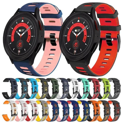 20mm Two-Tone Silicone Band for Samsung Galaxy Watch 40mm