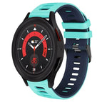 For Samsung Galaxy Watch 5  44mm / Mint Green + Blue