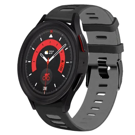 20mm Two-Tone Silicone Watch Band for Galaxy Watch 5 44mm