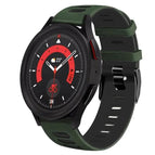 For Samsung Galaxy Watch 5  44mm / Amygreen+Black