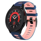 For Samsung Galaxy Watch 5  44mm / Midnight Blue+Pink