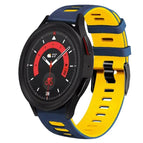 For Samsung Galaxy Watch 5  44mm / Midnight Blue+Yellow