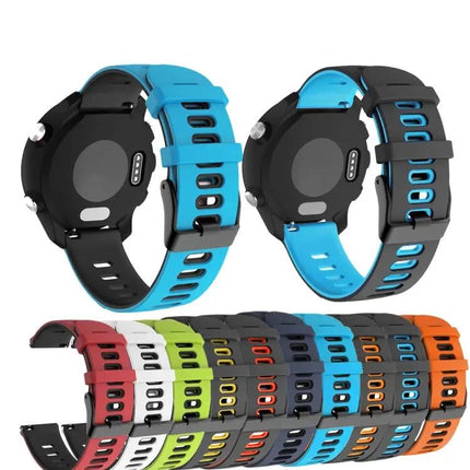 20mm Two-Tone Silicone Watch Band for Galaxy Watch 5 44mm
