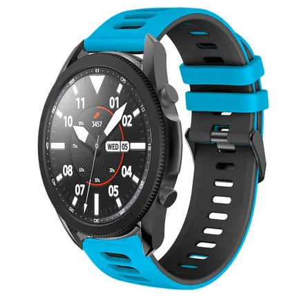 20mm Two Tone Silicone Watch Band For Galaxy Watch 5 Pro