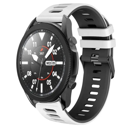 20mm Two Tone Silicone Watch Band For Galaxy Watch 5 Pro