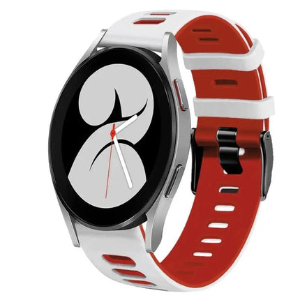 20mm Two-Color Silicone Band For Galaxy Watch4 40mm