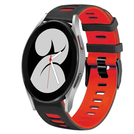 20mm Two-Color Silicone Band For Galaxy Watch4 40mm