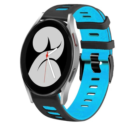 20mm Two-Color Silicone Band For Galaxy Watch4 40mm
