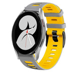 For Samsung Galaxy Watch 4 40mm / Grey+Yellow