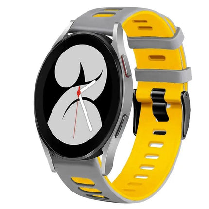20mm Two-Color Silicone Band For Galaxy Watch4 40mm