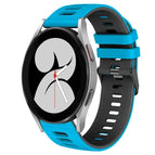 For Samsung Galaxy Watch 4 40mm / Skyblue+Black