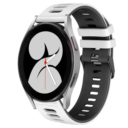 20mm Two-Color Silicone Band For Galaxy Watch4 40mm