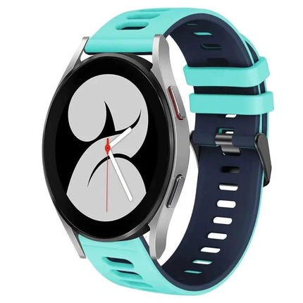 20mm Two-Color Silicone Band For Galaxy Watch4 40mm